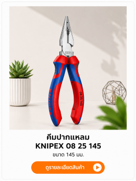 คีมปากแหลม KNIPEX 08 25 185 SKU: 1314145